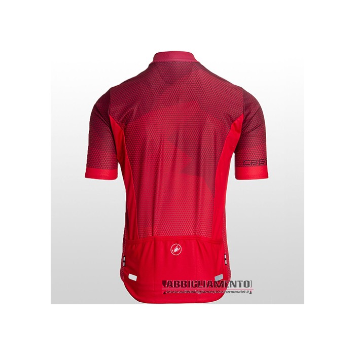 Abbigliamento Castelli 2021 Manica Corta e Pantaloncino Con Bretelle Scuro Rosso - Clicca l'immagine per chiudere
