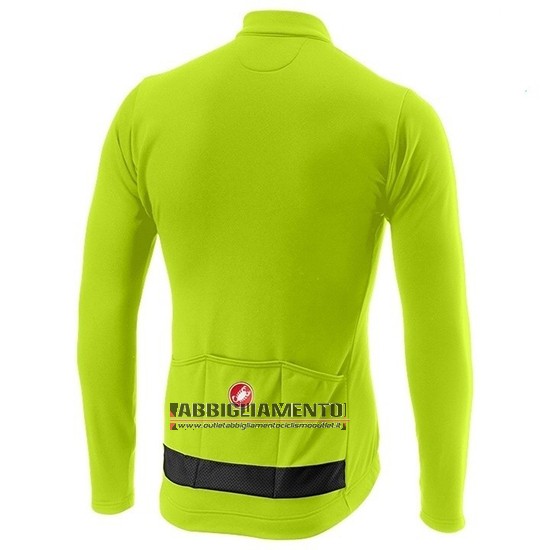 Abbigliamento Castelli Puro 3 2019 Manica Lunga e Calzamaglia Con Bretelle Verde Nero - Clicca l'immagine per chiudere