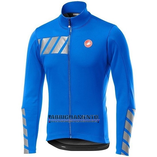 Abbigliamento Castelli Raddoppia 2 2019 Manica Lunga e Calzamaglia Con Bretelle Blu Argentato - Clicca l'immagine per chiudere