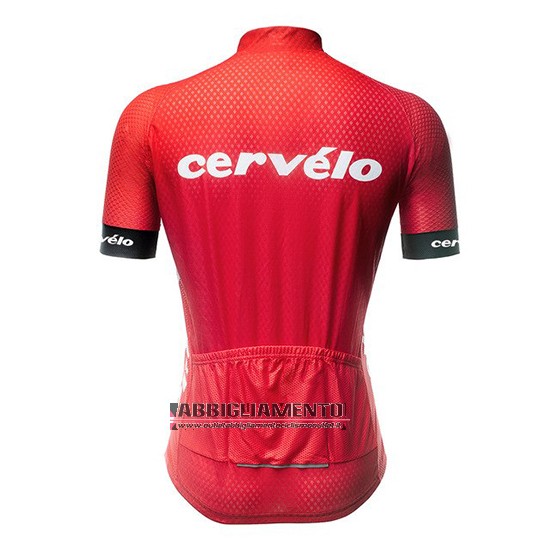 Abbigliamento Cervelo 2019 Manica Corta e Pantaloncino Con Bretelle Rosso - Clicca l'immagine per chiudere