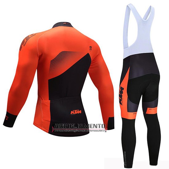 Abbigliamento Ktm 2019 Manica Lunga e Calzamaglia Con Bretelle Nero Arancione - Clicca l'immagine per chiudere