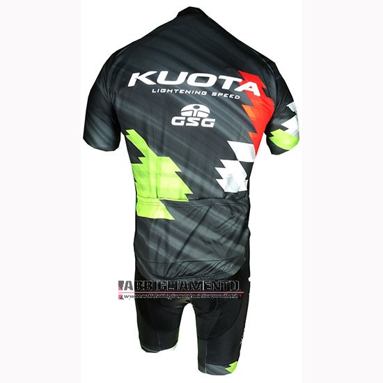 Abbigliamento Kuota 2019 Manica Corta e Pantaloncino Con Bretelle Nero - Clicca l'immagine per chiudere