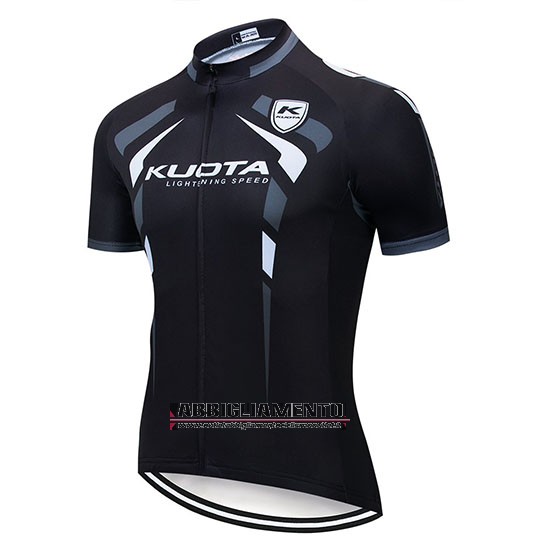 Abbigliamento Kuota 2019 Manica Corta e Pantaloncino Con Bretelle Nero Bianco - Clicca l'immagine per chiudere