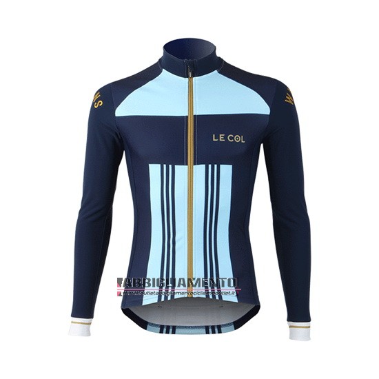 Abbigliamento Lecol 2019 Manica Lunga e Calzamaglia Con Bretelle Celeste Blu - Clicca l'immagine per chiudere