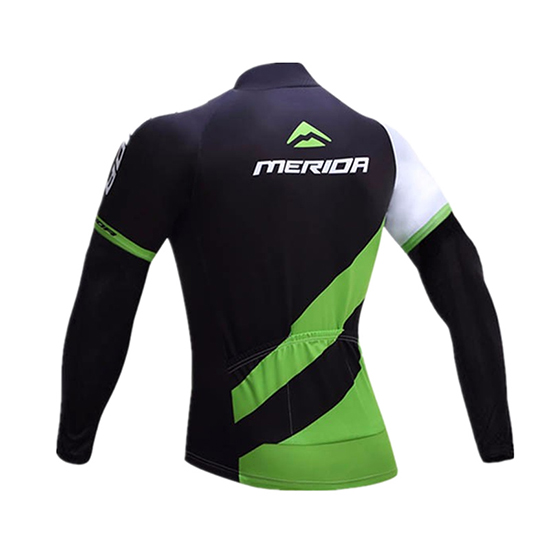 Abbigliamento Merida 2017 Manica Lunga e Pantaloncino Con Bretelle nero e verde - Clicca l'immagine per chiudere