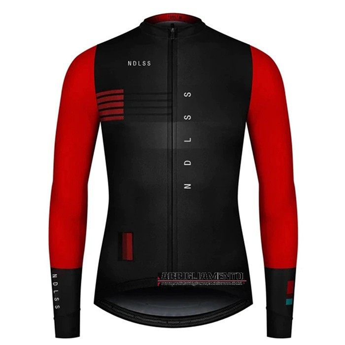 Abbigliamento NDLSS 2020 Manica Lunga e Calzamaglia Con Bretelle Nero Rosso - Clicca l'immagine per chiudere
