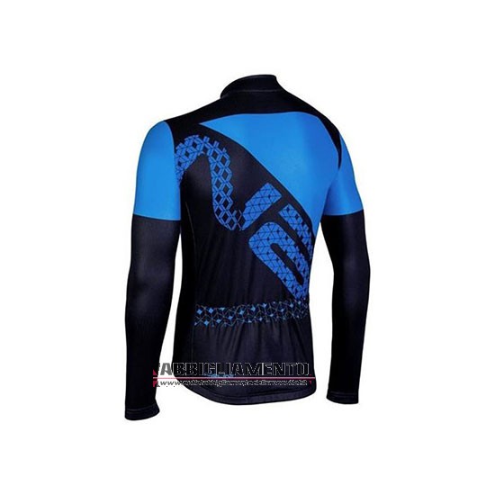Abbigliamento Nalini 2020 Manica Lunga e Calzamaglia Con Bretelle Nero Blu - Clicca l'immagine per chiudere