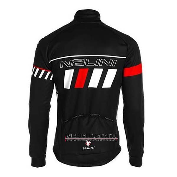 Abbigliamento Nalini 2020 Manica Lunga e Calzamaglia Con Bretelle Nero Rosso Bianco - Clicca l'immagine per chiudere