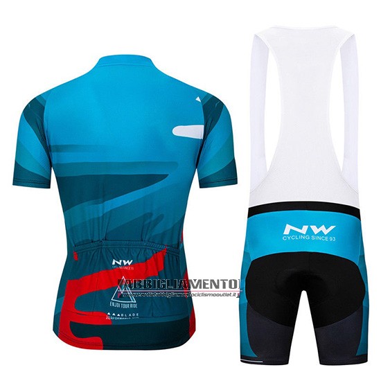 Abbigliamento Northwave 2019 Manica Corta e Pantaloncino Con Bretelle Blu Rosso - Clicca l'immagine per chiudere