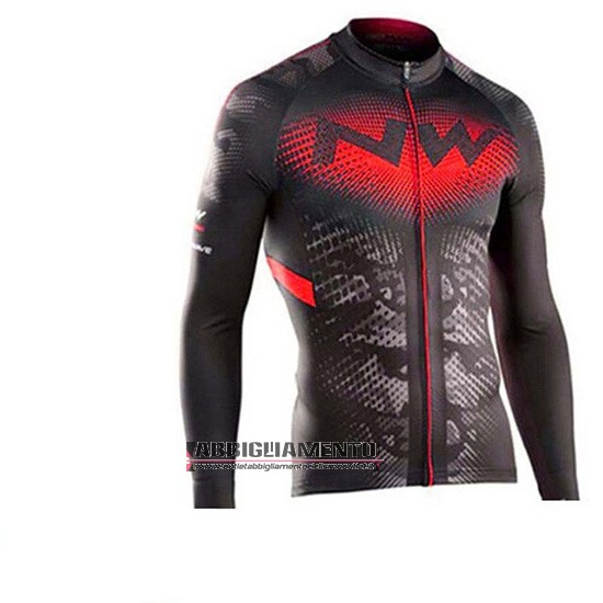 Abbigliamento Northwave 2019 Manica Lunga e Calzamaglia Con Bretelle Nero Rosso - Clicca l'immagine per chiudere