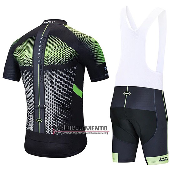 Abbigliamento Northwave 2020 Manica Corta e Pantaloncino Con Bretelle Nero Bianco Verde - Clicca l'immagine per chiudere