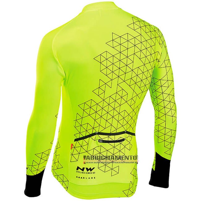 Abbigliamento Northwave Manica Lunga Giallo - Clicca l'immagine per chiudere