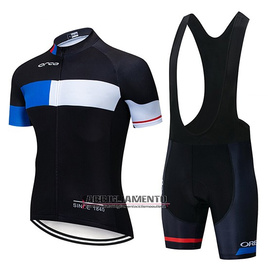 Abbigliamento Orbea 2019 Manica Corta e Pantaloncino Con Bretelle Nero Blu Bianco - Clicca l'immagine per chiudere