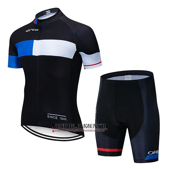 Abbigliamento Orbea 2019 Manica Corta e Pantaloncino Con Bretelle Nero Blu Bianco - Clicca l'immagine per chiudere