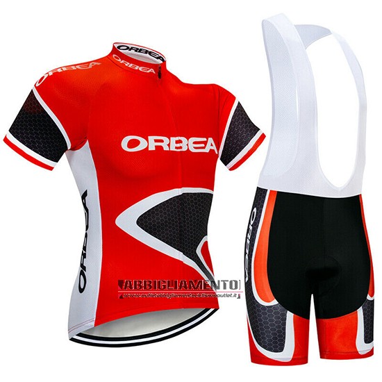 Abbigliamento Orbea 2019 Manica Corta e Pantaloncino Con Bretelle Rosso Nero - Clicca l'immagine per chiudere