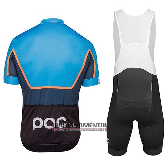 Abbigliamento POC Essential Road Block 2018 Manica Corta e Pantaloncino Con Bretelle Blu - Clicca l'immagine per chiudere