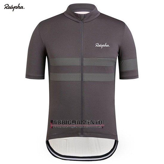 Abbigliamento Rapha 2019 Manica Corta e Pantaloncino Con Bretelle Spento Grigio - Clicca l'immagine per chiudere