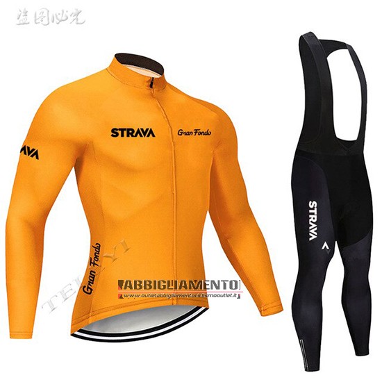 Abbigliamento STRAVA 2019 Manica Lunga e Calzamaglia Con Bretelle Arancione - Clicca l'immagine per chiudere