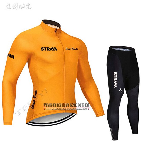 Abbigliamento STRAVA 2019 Manica Lunga e Calzamaglia Con Bretelle Arancione - Clicca l'immagine per chiudere
