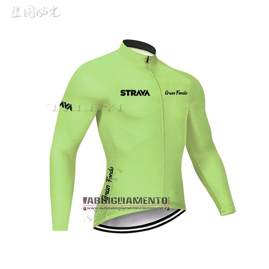 Abbigliamento STRAVA 2019 Manica Lunga e Calzamaglia Con Bretelle Chiaro Verde - Clicca l'immagine per chiudere