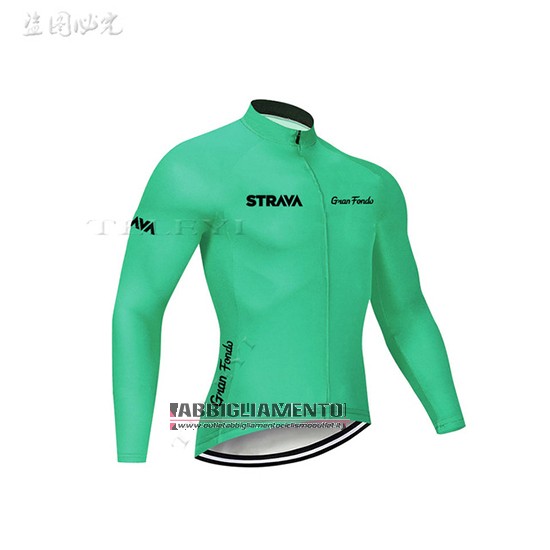 Abbigliamento STRAVA 2019 Manica Lunga e Calzamaglia Con Bretelle Verde - Clicca l'immagine per chiudere
