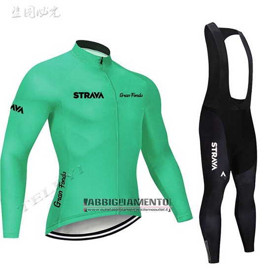 Abbigliamento STRAVA 2019 Manica Lunga e Calzamaglia Con Bretelle Verde - Clicca l'immagine per chiudere