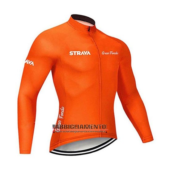 Abbigliamento STRAVA 2020 Manica Lunga e Calzamaglia Con Bretelle Arancione - Clicca l'immagine per chiudere