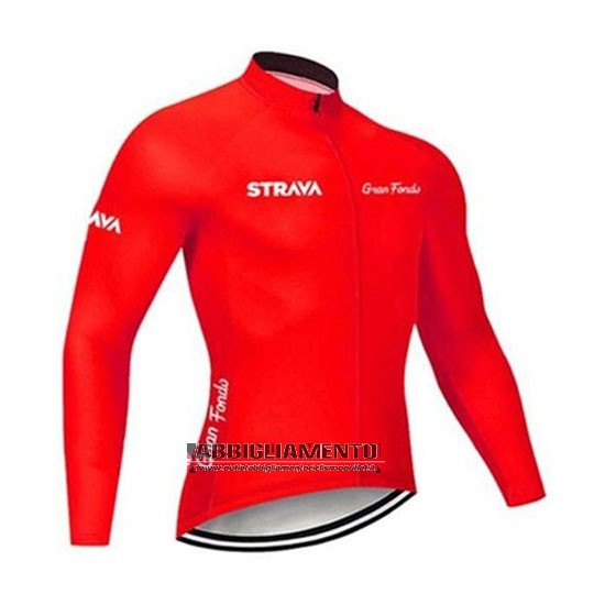 Abbigliamento STRAVA 2020 Manica Lunga e Calzamaglia Con Bretelle Rosso - Clicca l'immagine per chiudere