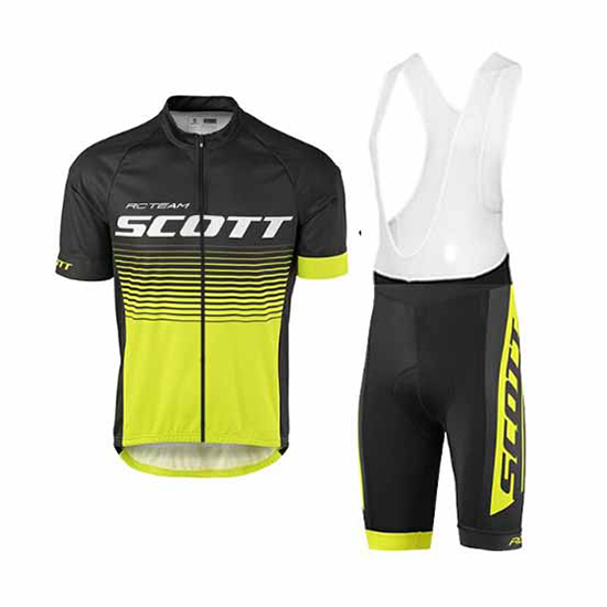 Abbigliamento Scott 2017 Manica Corta e Pantaloncino Con Bretelle giallo - Clicca l'immagine per chiudere