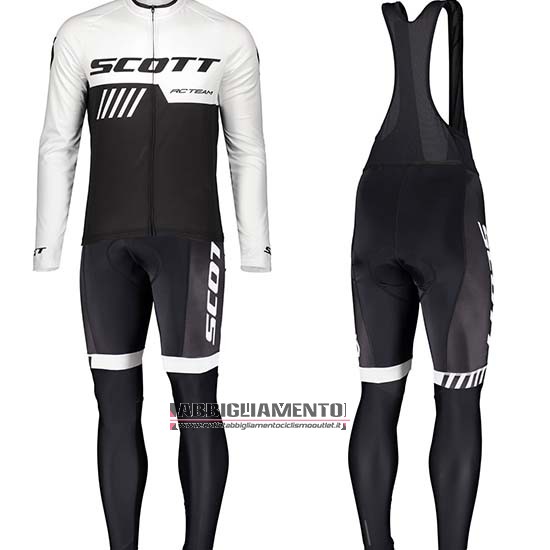 Abbigliamento Scott 2019 Manica Lunga e Calzamaglia Con Bretelle Nero Bianco - Clicca l'immagine per chiudere