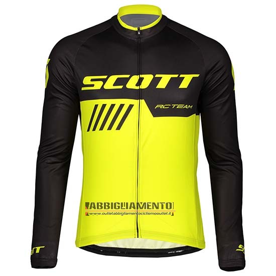 Abbigliamento Scott 2019 Manica Lunga e Calzamaglia Con Bretelle Nero Giallo - Clicca l'immagine per chiudere