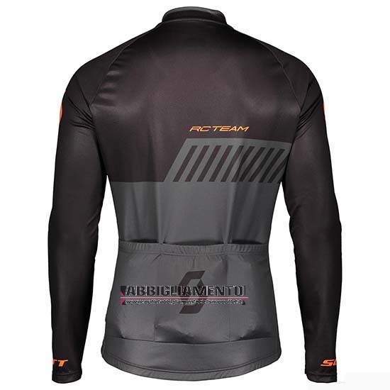 Abbigliamento Scott 2019 Manica Lunga e Calzamaglia Con Bretelle Nero Grigio - Clicca l'immagine per chiudere