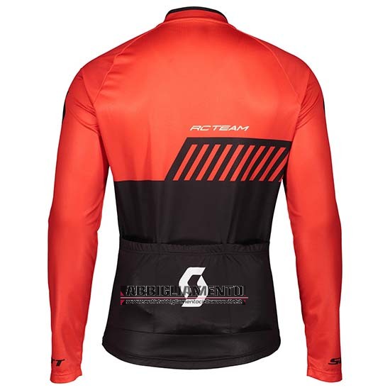 Abbigliamento Scott 2019 Manica Lunga e Calzamaglia Con Bretelle Nero Rosso - Clicca l'immagine per chiudere