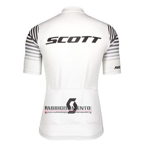 Abbigliamento Scott 2020 Manica Corta e Pantaloncino Con Bretelle Bianco - Clicca l'immagine per chiudere