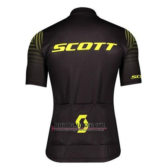 Abbigliamento Scott 2020 Manica Corta e Pantaloncino Con Bretelle Nero Giallo - Clicca l'immagine per chiudere