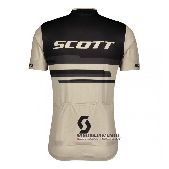Abbigliamento Scott Manica Corta e Pantaloncino Con Bretelle 2021 Chiaro Marrone - Clicca l'immagine per chiudere