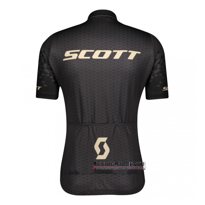 Abbigliamento Scott Manica Corta e Pantaloncino Con Bretelle 2021 Nero - Clicca l'immagine per chiudere