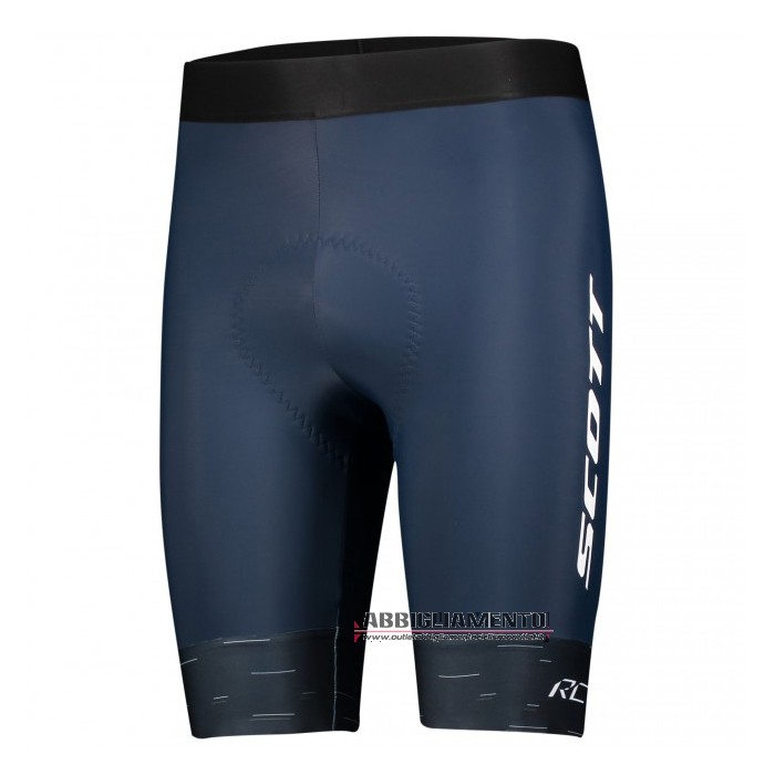 Abbigliamento Scott Manica Corta e Pantaloncino Con Bretelle 2021 Nero Blu - Clicca l'immagine per chiudere