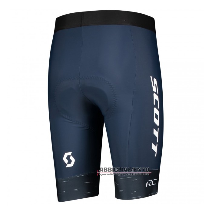 Abbigliamento Scott Manica Corta e Pantaloncino Con Bretelle 2021 Nero Blu - Clicca l'immagine per chiudere