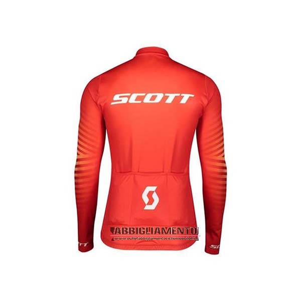 Abbigliamento Scott 2020 Manica Lunga e Calzamaglia Con Bretelle Rosso Bianco - Clicca l'immagine per chiudere