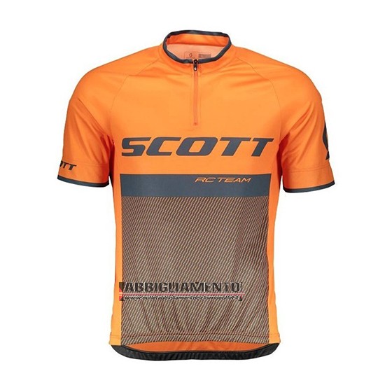 Abbigliamento Scott Rc 2018 Manica Corta e Pantaloncino Con Bretelle Nero Arancione - Clicca l'immagine per chiudere