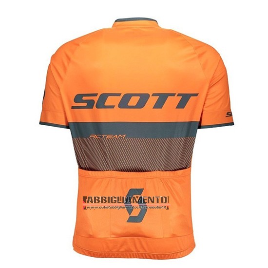 Abbigliamento Scott Rc 2018 Manica Corta e Pantaloncino Con Bretelle Nero Arancione - Clicca l'immagine per chiudere