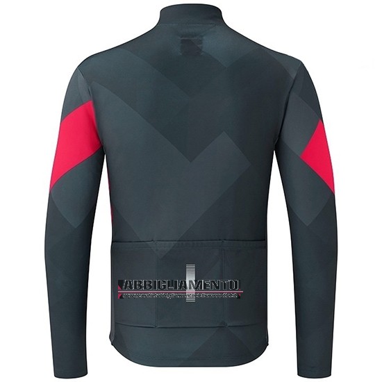 Abbigliamento Shimano 2019 Manica Lunga e Calzamaglia Con Bretelle Grigio Rosso - Clicca l'immagine per chiudere