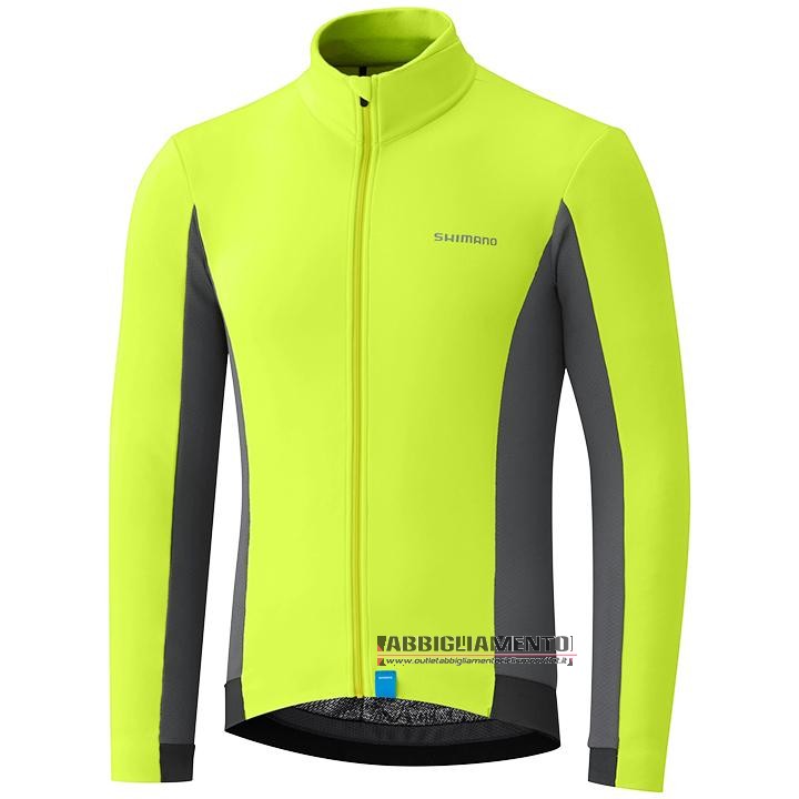 Abbigliamento Shimano 2020 Manica Lunga e Calzamaglia Con Bretelle Giallo Grigio - Clicca l'immagine per chiudere