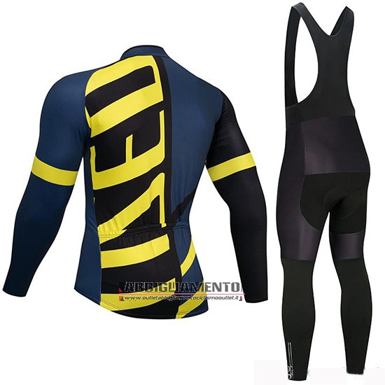 Abbigliamento Specialized 2019 Manica Lunga e Calzamaglia Con Bretelle Nero Blu Giallo - Clicca l'immagine per chiudere