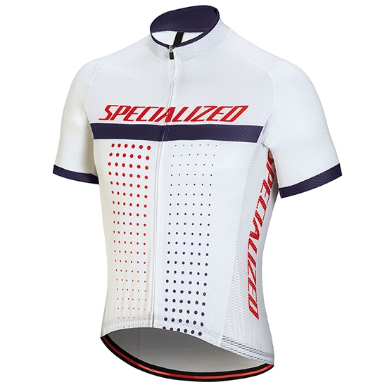 Abbigliamento Specialized 2018 Manica Corta e Pantaloncino Con Bretelle Bianco Rosso Viola - Clicca l'immagine per chiudere