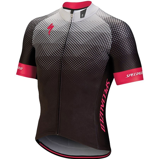 Abbigliamento Specialized 2018 Manica Corta e Pantaloncino Con Bretelle Nero Grigio Rosa - Clicca l'immagine per chiudere