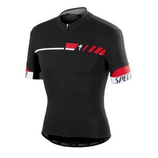 Abbigliamento Specialized 2018 Manica Corta e Pantaloncino Con Bretelle Nero Rosso Bianco - Clicca l'immagine per chiudere