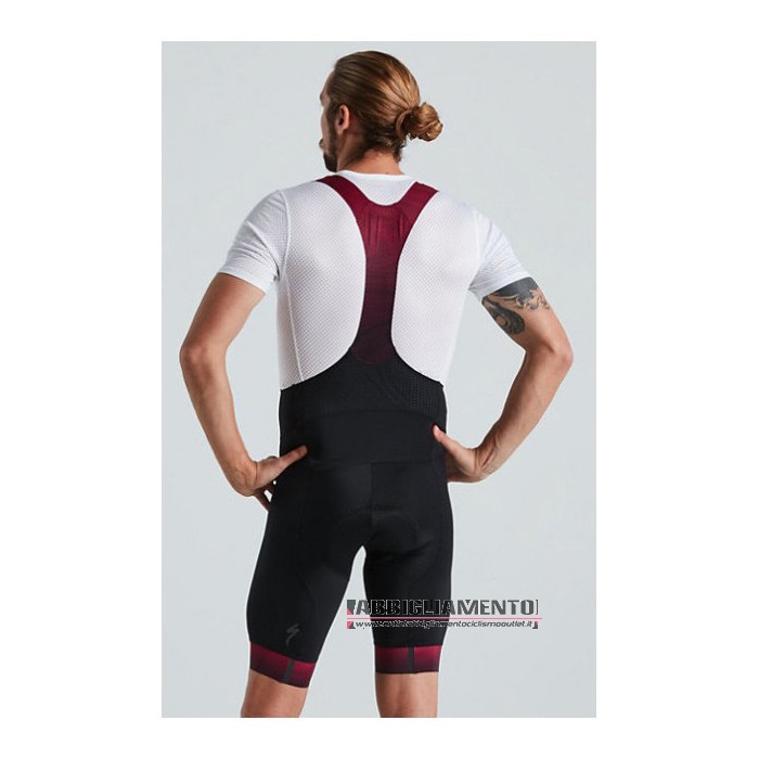 Abbigliamento Specialized Manica Corta e Pantaloncino Con Bretelle 2021 Nero Rosso - Clicca l'immagine per chiudere