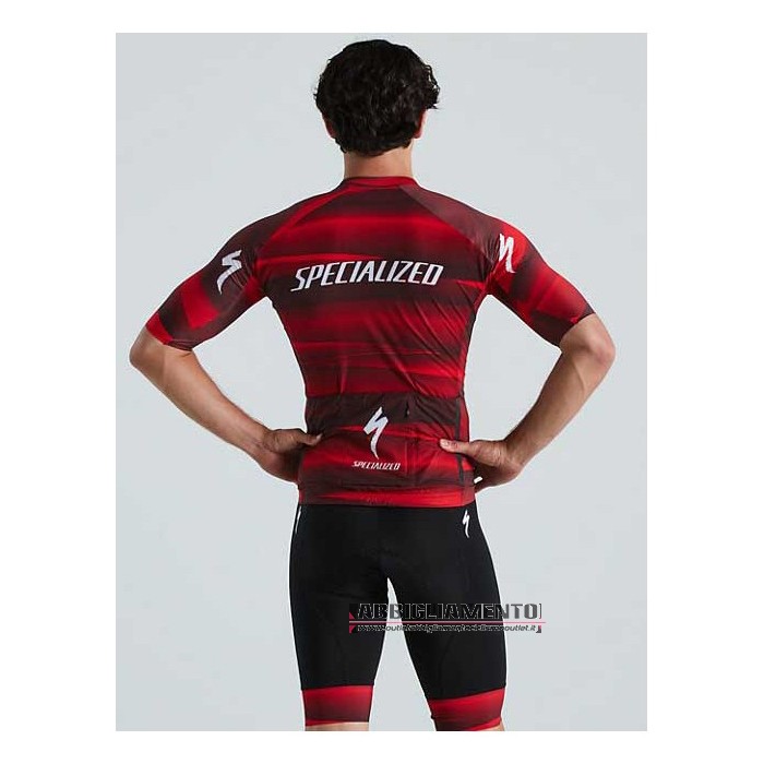 Abbigliamento Specialized Manica Corta e Pantaloncino Con Bretelle 2021 Rosso - Clicca l'immagine per chiudere